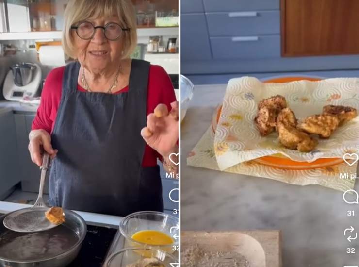 Anna Moroni cucina funghi impanati e fritti