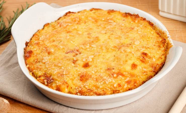 Pasticcio di pane circolare