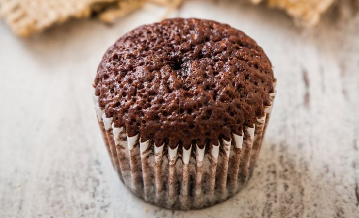Tortino al cioccolato nel pirottino